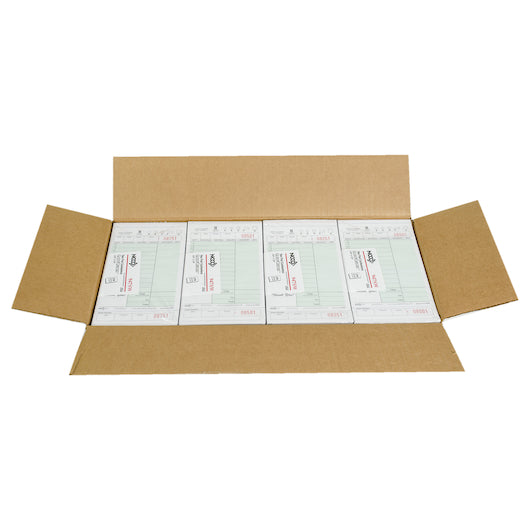 NCCO National Checking 4.25 Inch X 7.25 Inch 2 Part Green Carbonless 11 Line Guest Check, 1 x 2000 each Case - DOT product image 7