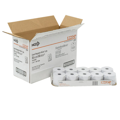 NCCO National Checking Tape Register Roll 2.25 White Ipl 1-40 Roll, 1 x 40 RL Case - DOT product image 6
