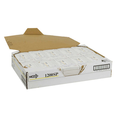 NCCO National Checking 3.5 Inch X 6.75 Inch 1 Part White 13 Line Guest Check, 1 x 10000 each Case - DOT product image 6