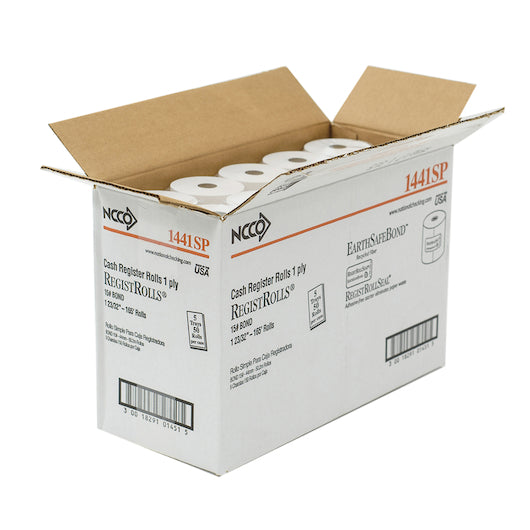 Register Rolls National Checking Tape Register Roll 44Mm White 1 Ply 1-50 Roll, 1 x 50 RL Case - DOT product image 5