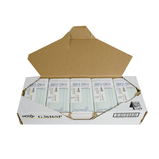 NCCO National Checking Guest Check 16 Line 1 Part Green Shrink Wrap, 1 x 5000 each Case - DOT product image 7