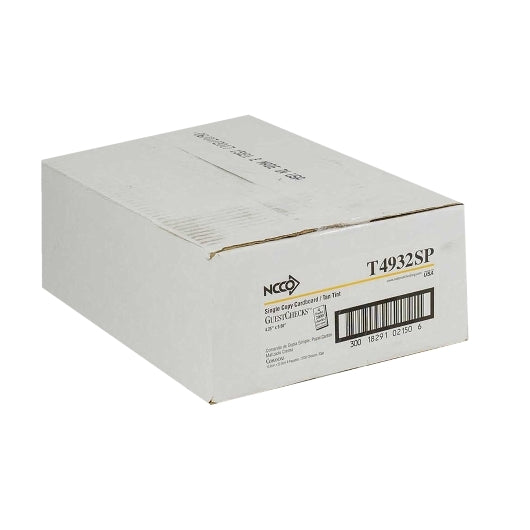 National Checking Bar National Checking 4.25 Inch X 9 Inch 1 Part Tan Tint 15 Line Guest Check, 1 x 2000 each Case - DOT product image 4