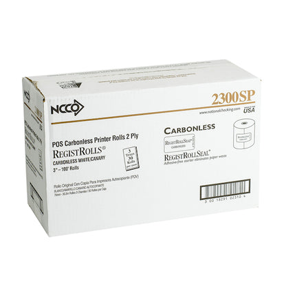 NCCO National Checking Register Roll 3 X 100' 2 Ply Printer Roll, 1 x 30 RL Case - DOT product image 8