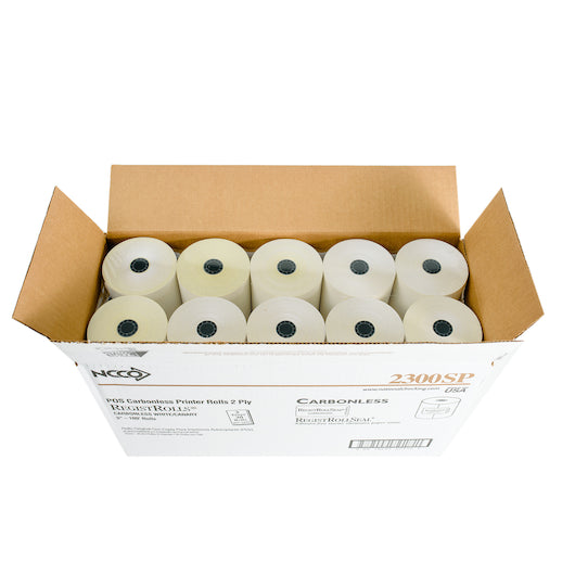 NCCO National Checking Register Roll 3 X 100' 2 Ply Printer Roll, 1 x 30 RL Case - DOT product image 7