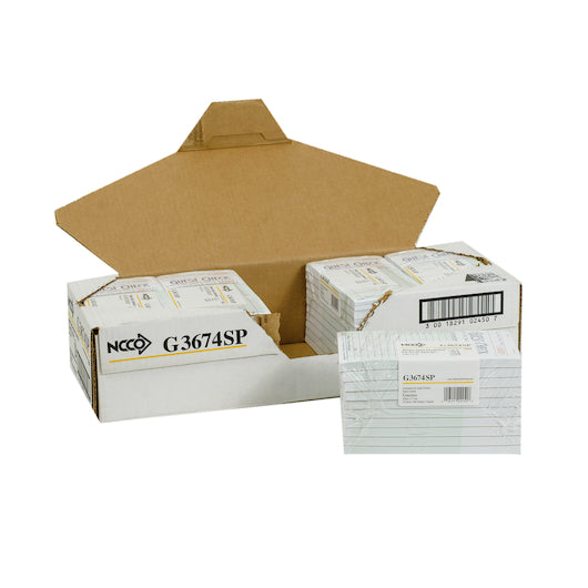 NCCO National Checking 3.5 Inch X 6.75 Inch 1 Part Green 16 Line Guest Check, 1 x 2500 each Case - DOT product image 8