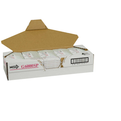 NCCO National Checking 3.5 Inch X 6.75 Inch 2 Part Interleaving Carbon Green 17 Line Guest Check, 1 x 2500 each Case - DOT product image 6