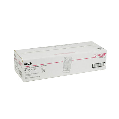 National Checking Guest National Checking 4.25 Inch X 8.25 Inch 2 Part Carbon Green 16 Line Guest Check, 1 x 2500 each - DOT product image 3