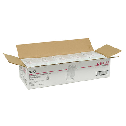 National Checking Guest National Checking 4.25 Inch X 8.25 Inch 2 Part Carbon Green 16 Line Guest Check, 1 x 2500 each - DOT product image 6