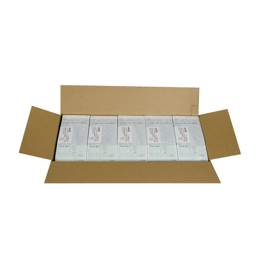 National Checking Guest National Checking 4.25 Inch X 8.25 Inch 2 Part Carbon Green 16 Line Guest Check, 1 x 2500 each - DOT product image 7