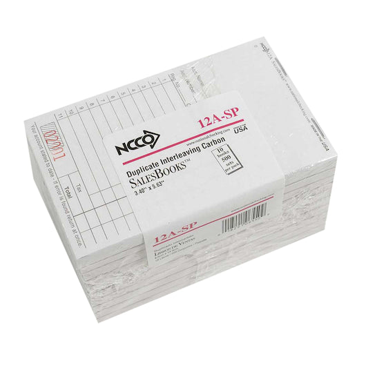(Price/Pack)National Checking 12A-SP Salesbook Carbon 2 Part Whi - DOT product image 2