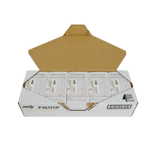 NCCO National Checking 3.5 Inch X 6.75 Inch 1 Part Pink 13 Line Guest Check, 1 x 2500 each Case - DOT product image 5