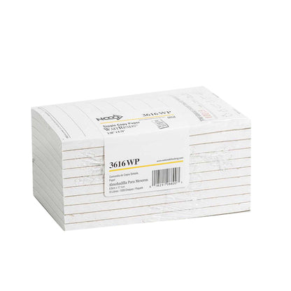 NCCO National Checking WaitRpad 3.5 Inch X 5.75 Inch 8 Line White 1 Part Guest Check, 100 per Book, 50 x 100 x 100 each - DOT product image 2