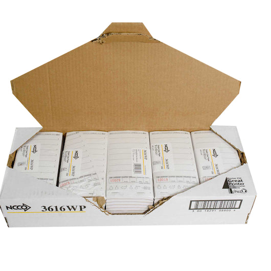 NCCO National Checking WaitRpad 3.5 Inch X 5.75 Inch 8 Line White 1 Part Guest Check, 100 per Book, 50 x 100 x 100 each - DOT product image 6