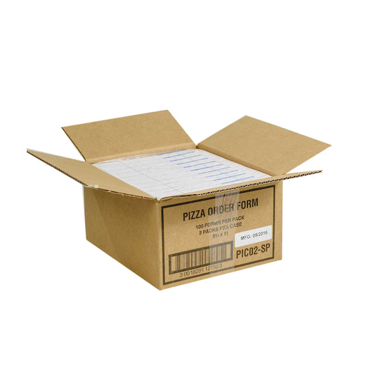 NCCO National Checking 9.25 Inch X 11 Inch 4 Part Carbonless White 10 Orders Pizza Order Form, 300 x 10 ct Case - DOT product image 7