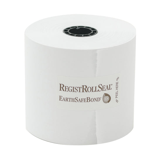 NCCO National Checking Register Roll 2.25 White 1 Ply 1-40 Roll, 1 x 40 RL Case - Guest Checks & Register Rolls