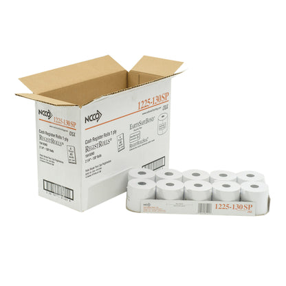 NCCO National Checking Register Roll 2.25 White 1 Ply 1-40 Roll, 1 x 40 RL Case - DOT product image 6