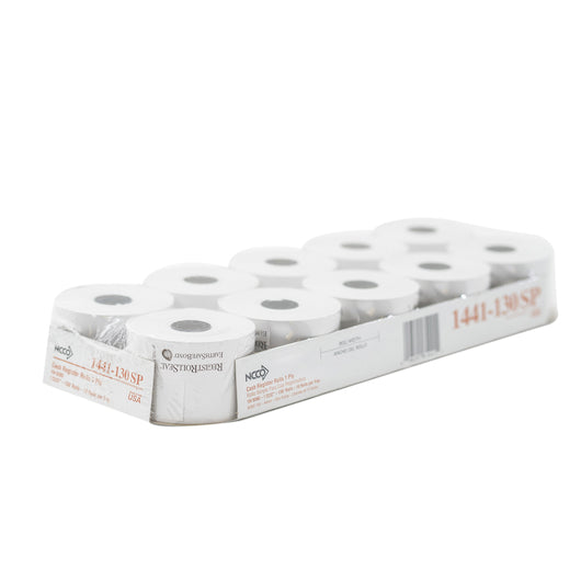 National Checking Company National Checking Register Roll 44Mm White Bond 1 Ply 1-50 Roll, 1 x 50 RL Case - DOT product image 2
