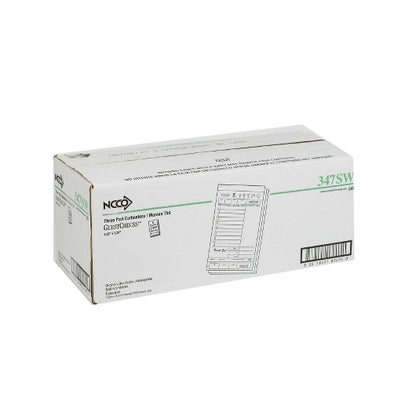 National Checking Guest National Checking 4.25 Inch X 7.25 Inch 3 Part Carbonless Maroon 11 Line Guest Check, 1 x 2000 - DOT product image 4