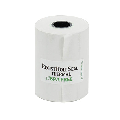 NCCO National Checking Register Roll 2.25 X 80' 1 Ply White Thermal 1-48, 1 x 48 RL Case - Guest Checks & Register Rolls
