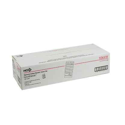 NCCO National Checking 4.25 Inch X 8.25 Inch 2 Part Carbon Green 15 Line Guest Check, 1 x 2500 each Case - DOT product image 4