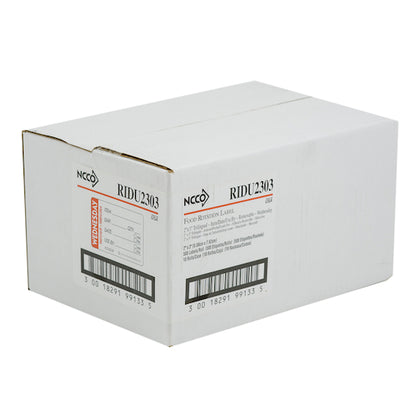 NCCO National Checking 2X3 Trilingual Item-Date-Use By Wednesday Red, 1 x 500 each Case - DOT product image 5
