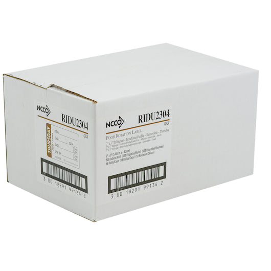 NCCO National Checking 2X3 Trilingual Item-Date-Use By Thursday Brown, 1 x 500 each Case - DOT product image 6