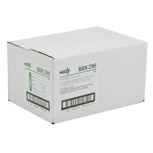 NCCO National Checking 2X3 Trilingual Item-Date-Use By Friday Green, 1 x 500 each Case - DOT product image 5