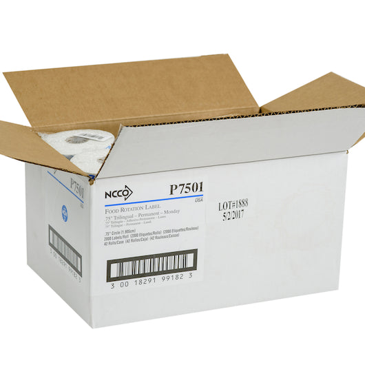 NCCO National Checking .75 Inch Circle Trilingual Permanent Blue Monday Label, 1 x 2000 each Case - DOT product image 8