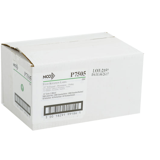 NCCO National Checking .75 Inch Circle Trilingual Permanent Green Friday Label, 1 x 2000 each Case - DOT product image 5
