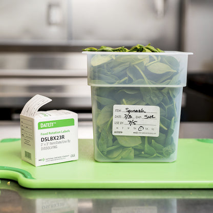 NCCO National Checking 2 Inch X 3 Inch Shelf Life Dissolvable Label Box, 1 x 250 each Case - DOT product image 4
