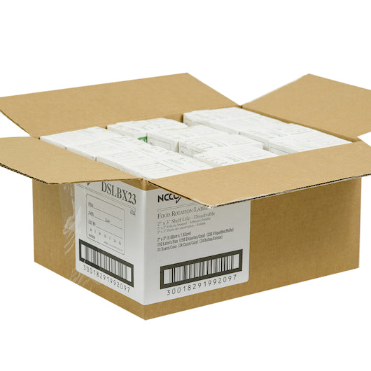 NCCO National Checking 2 Inch X 3 Inch Shelf Life Dissolvable Label Box, 1 x 250 each Case - DOT product image 7