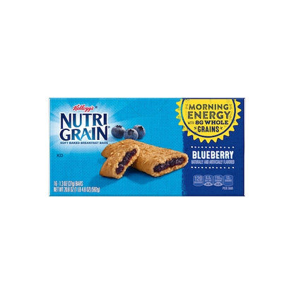 Nutrigrain Blueberry Bars Nutri-Grain Blueberry Cereal Bar, 3 x 16 x 1.3 oz Case - DOT product image 7