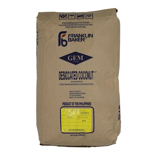 Coconut Medium Unsweetened Desiccated Medium Shredded Coconut, 1 x 25 lb Case - DOT product image 2