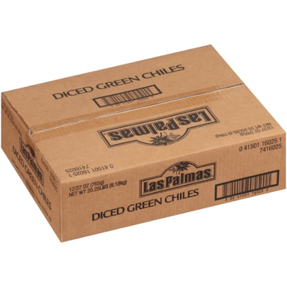 Las Palmas Diced Green Chiles, 12 x 27 oz Case - DOT product image 8