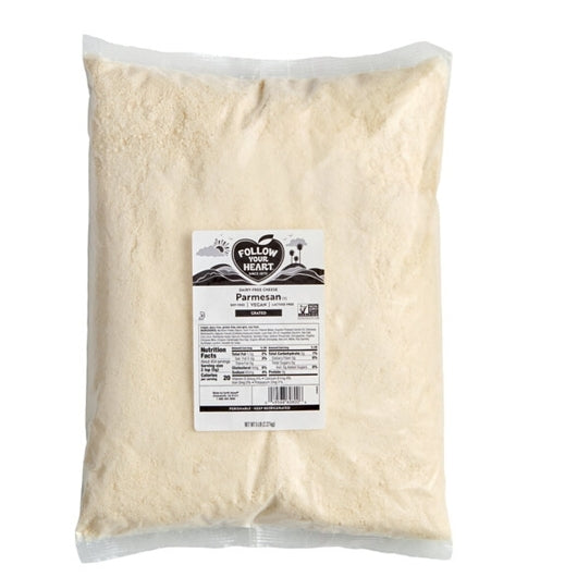 Follow Your Heart Vegan Grated Parmesan Cheese, 3 x 5 lb Case - Cheese & Dairy