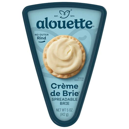 Alouette Plain Creme De Brie Cheese, 6 x 5 oz Case - Cheese & Dairy