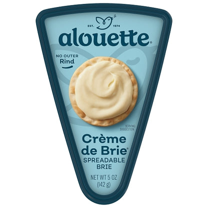 Alouette Plain Creme De Brie Cheese, 6 x 5 oz Case - Cheese & Dairy