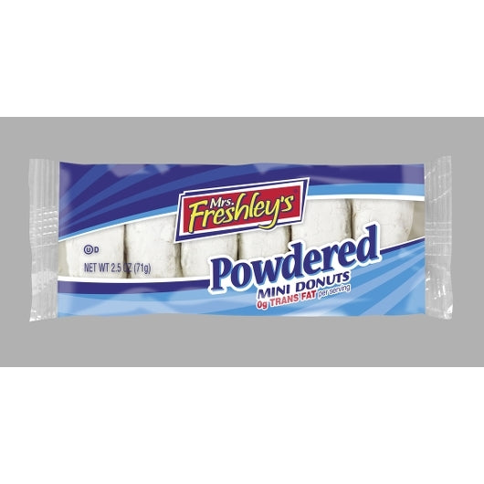 Mrs Freshleys Powdered Sugar Mini Donuts, 6 x 12 x 3 oz Case - DOT product image 2