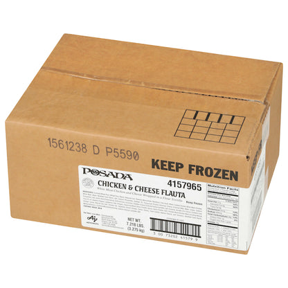 Posada Chicken & Cheese Flauta, 42 x 2.75 oz Case - DOT product image 3