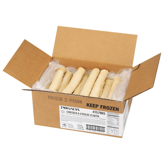 Posada Chicken & Cheese Flauta, 42 x 2.75 oz Case - DOT product image 5
