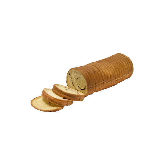 Ralcorp Sliced Cinnamon 3/4" Thick Sliced Cinnamon Swirl Round Bread, 15 Slices per Loaf, 10 x 20 oz Case - Breads