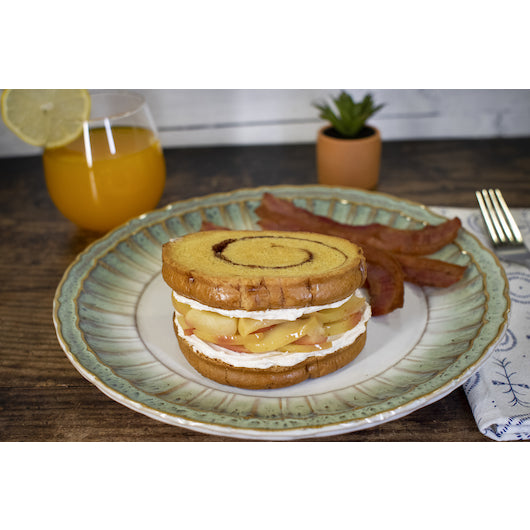 Ralcorp Sliced Cinnamon 3/4" Thick Sliced Cinnamon Swirl Round Bread, 15 Slices per Loaf, 10 x 20 oz Case - DOT product image 4