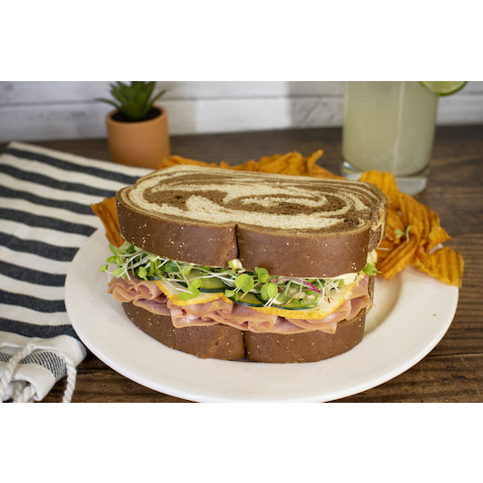 Ralcorp Sliced Rye Sliced Swirl Rye Bread, 1 x 8 x 32 oz Case - DOT product image 4