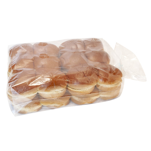 Alpha Baking Sliced Brioche Bistro Slider Buns, 8 x 1.25 oz Case - Breads, Rolls & Buns