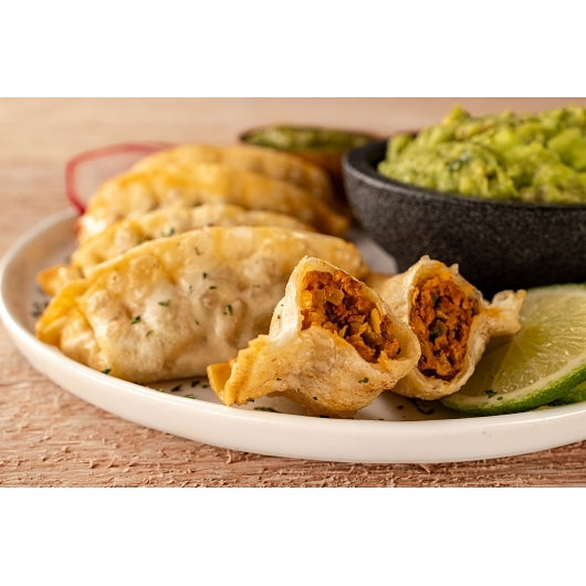 Golden Tiger Slow-braised Pork Carnitas Potstickers, 1 x 7.5 lb Case - Frozen Snacks & Appetizers