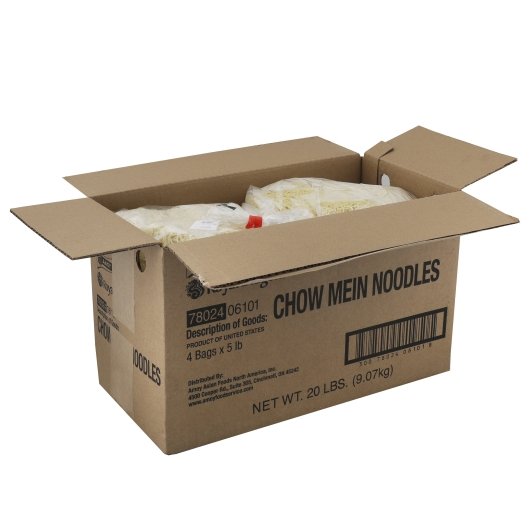 Amoy Chow Mein Noodles, 4 x 5 lb Case - DOT product image 2