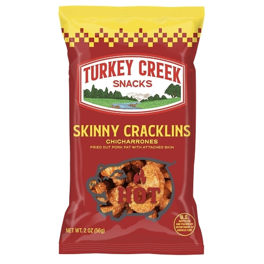 Turkey Creek Hot Skinny Cracklin; 2 Ounce; 12 Per Case - DOT product image 2