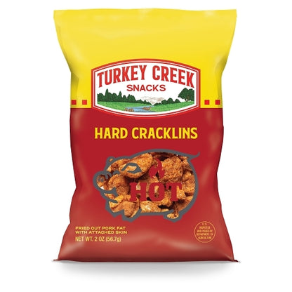 Turkey Creek Snacks Box Hot Hard Cracklins, 12 x 2 oz Case - Snacks - image 2