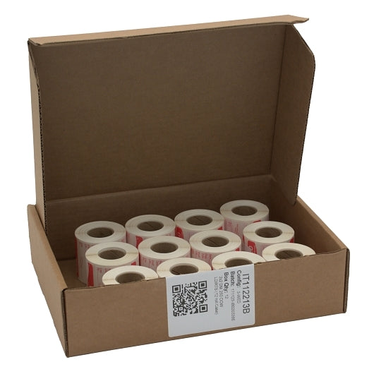 Daymark DissolveMark-Dissolvable Adhesive 2 inch X 2 Inch Rectangle Wednesday Shelf Life Label, 12 x 250 ct Case - DOT product image 4