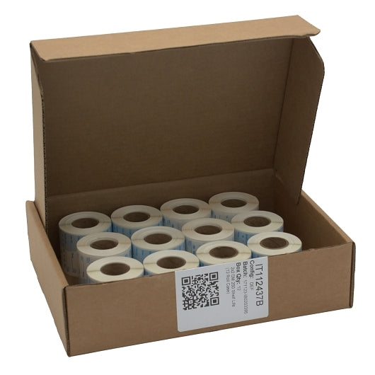 Daymark DissolveMark-Dissolvable Adhesive 2 inch X 2 Inch Square Use By Shelf Life Label, 12 x 250 ct Case - DOT product image 4